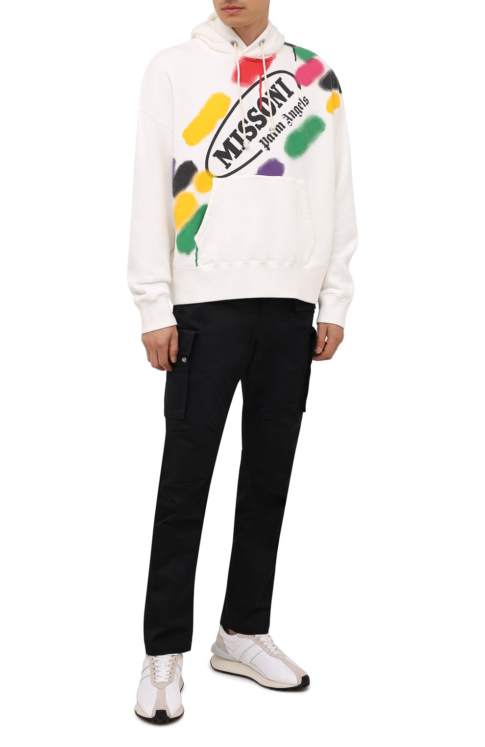 Хлопковое худи palm angels x missoni PALM ANGELS, арт. PMBB058F21FLE0140110, фото 2