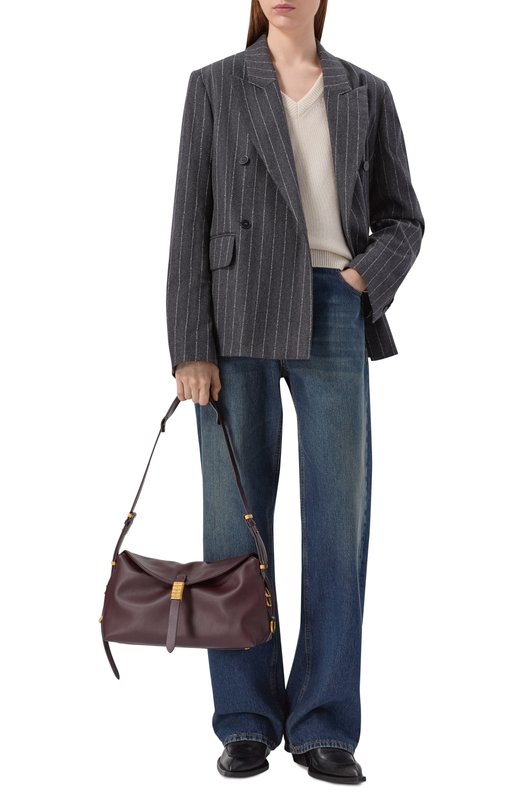 Сумка Saddle Baguette Pinko 105049/A1ZX Бордовый  105049/A1ZX Фото 7