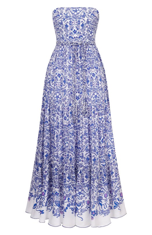 Платье из вискозы Poupette St Barth WTMR26LVPTWU Синий WTMR26LVPTWU