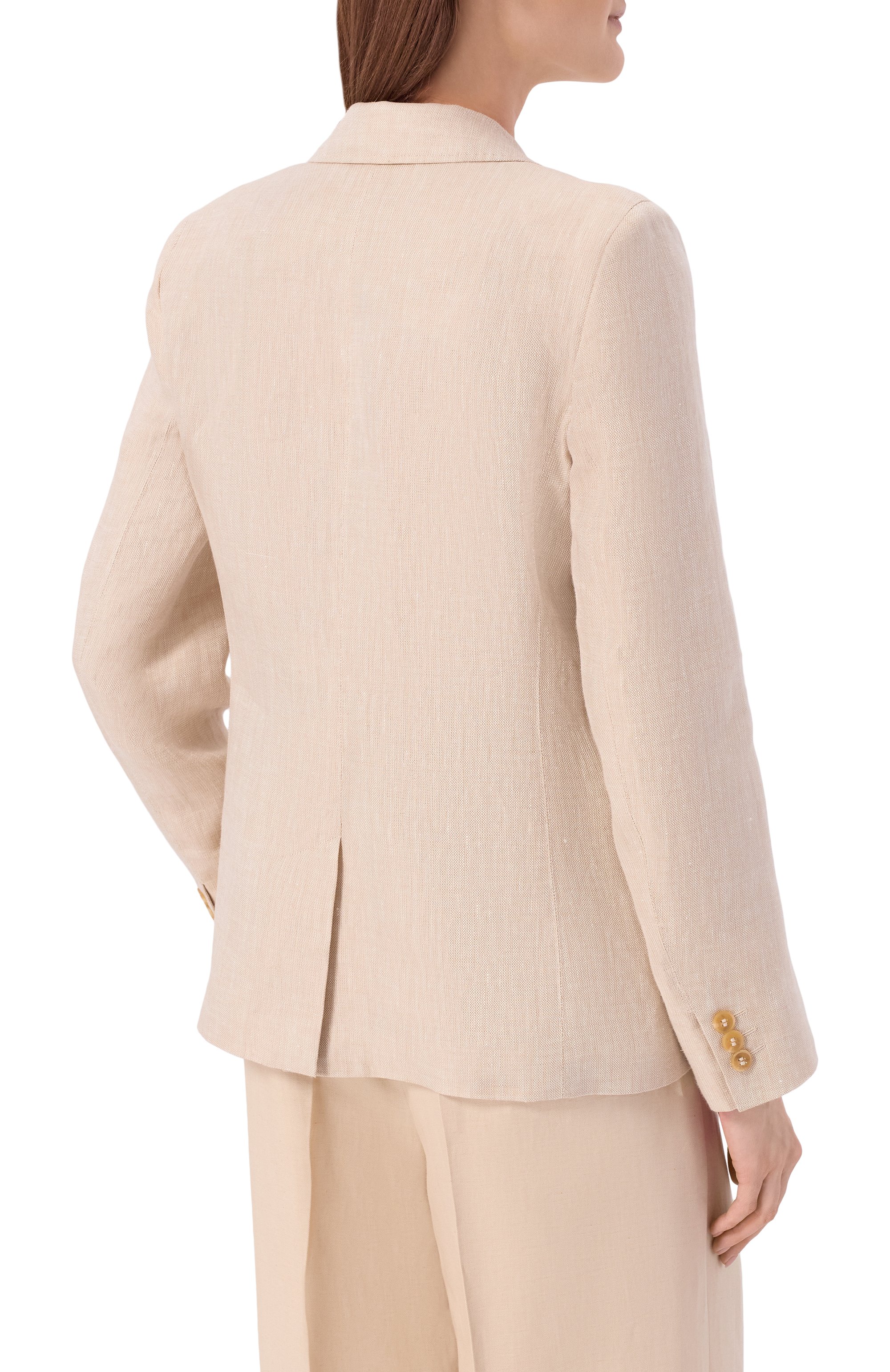 Льняной жакет WEEKEND MAX MARA, арт. WKDNALUT, фото 4