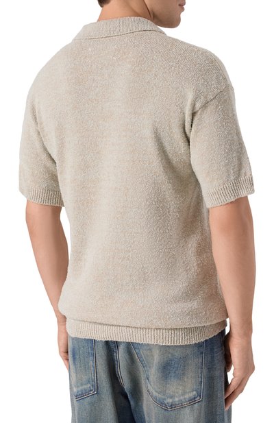 Поло из хлопка и шерсти MAISON MARGIELA, арт. S50GL0062/M13152, фото 4