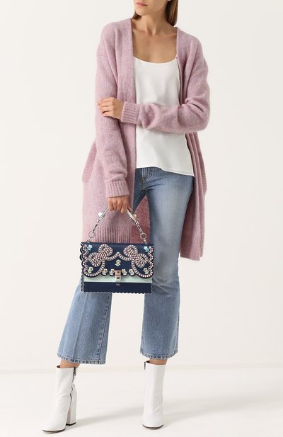 Шелковый топ с открытой спиной и кружевной отделкой CAMI NYC, арт. BECCA, фото 2