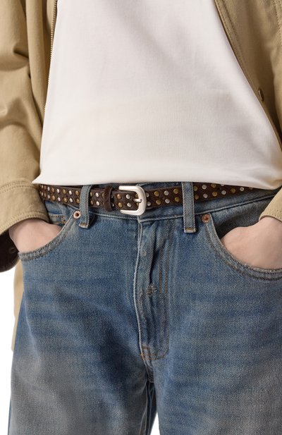 Кожаный ремень THE KOOPLES, арт. AFCE30020K, фото 2