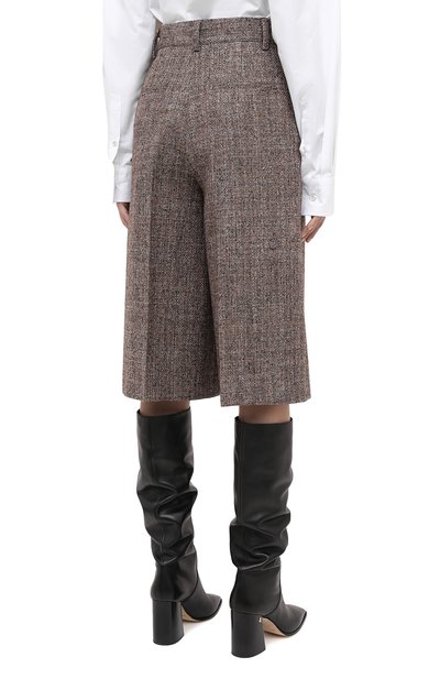 Шерстяные шорты KITON коричневого цвета по цене 109500 руб., арт. D50102K05T27, фото 4 Шерстяные шорты KITON, арт. D50102K05T27, фото 4