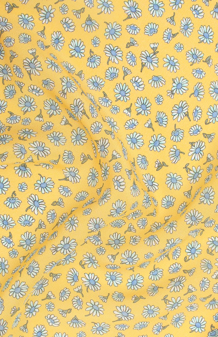 Мужской шелковый платок LANVIN желтого цвета, арт. 2915/HANDKERCHIEF | Фото 2 (Материал: Текстиль, Шелк; Нос: Не проставлено)