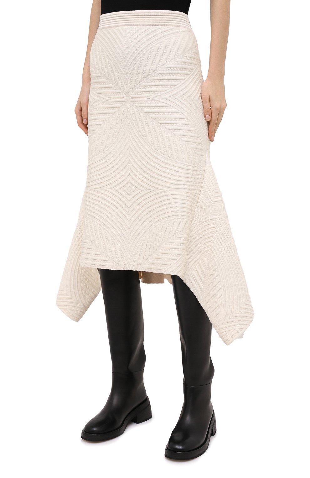 Шерстяная юбка ALEXANDER MCQUEEN, арт. 641897/Q1AR0, фото 3