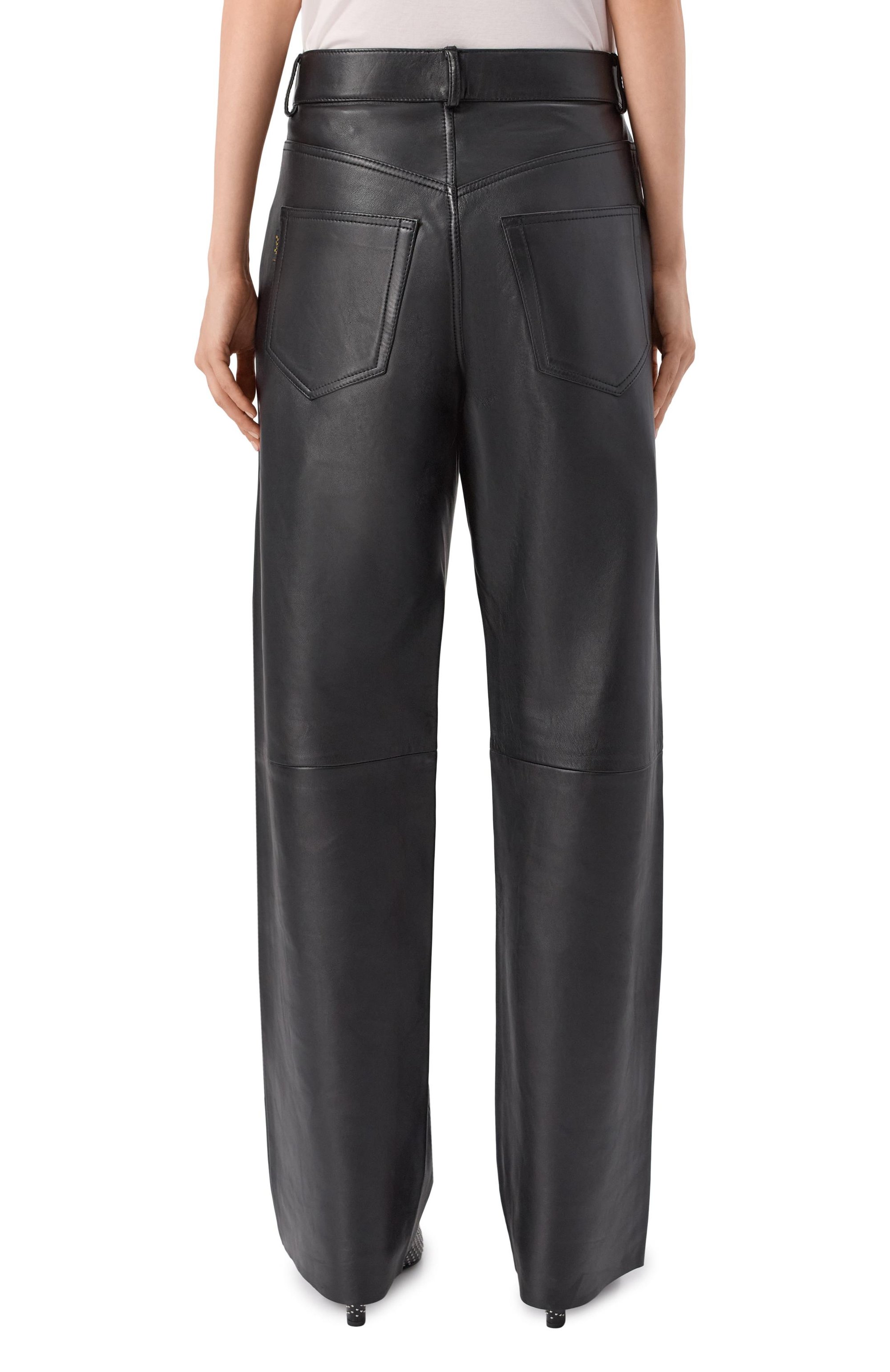 Кожаные брюки bonnie HAIKURE, арт. HEW03330PL002TP, фото 4