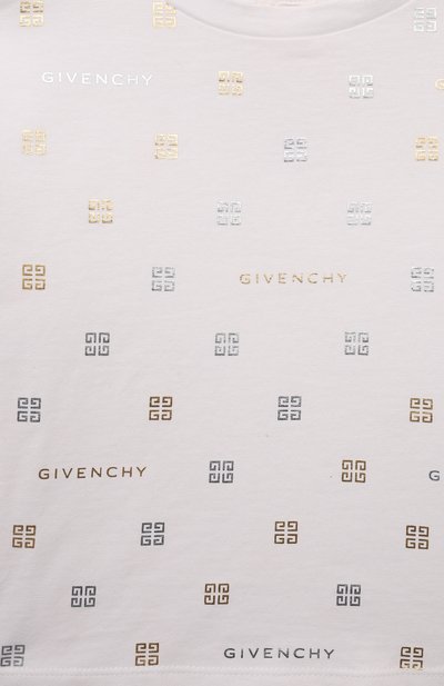 Хлопковая футболка GIVENCHY, арт. H30076/4A-5A, фото 3