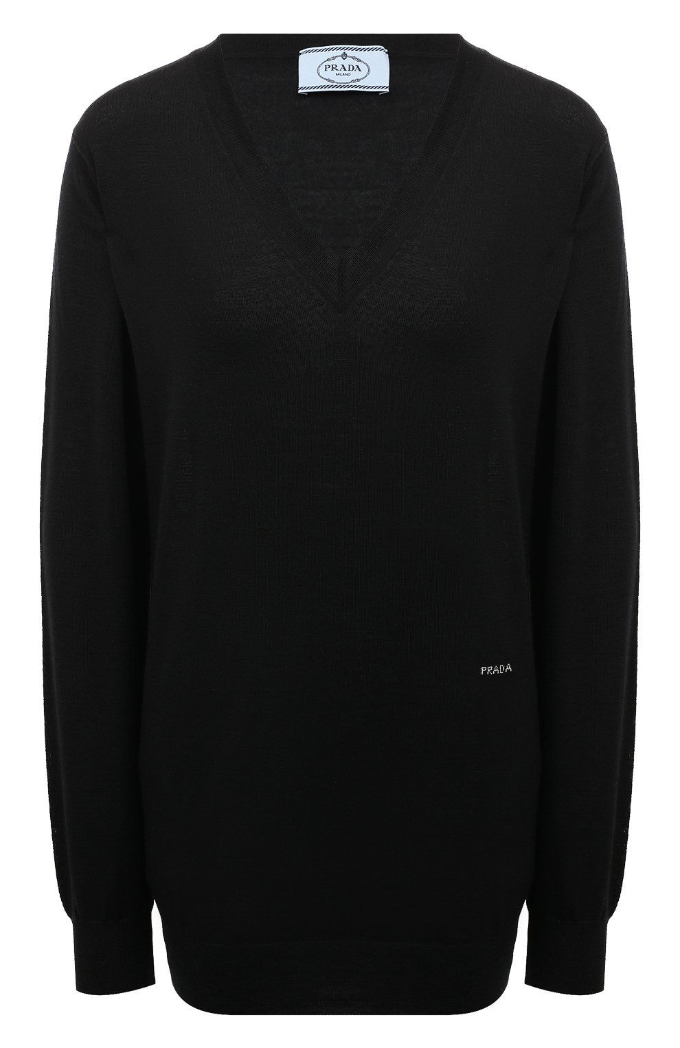 Кашемировый пуловер PRADA, арт. P24I1I-1N2W-F0002-212, фото 1