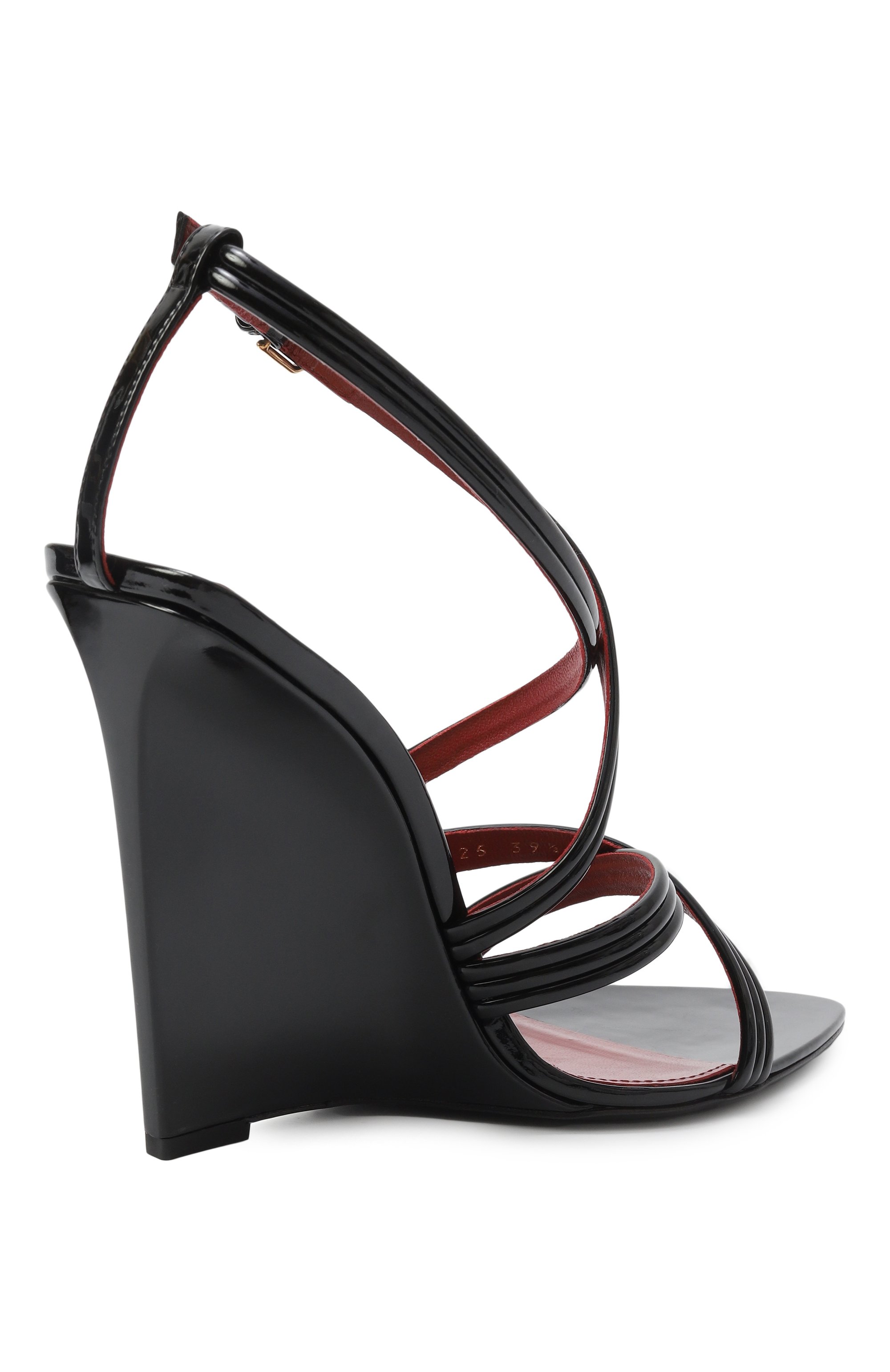 Лакированные босоножки rossi SAINT LAURENT, арт. 818025/1TV00, фото 5