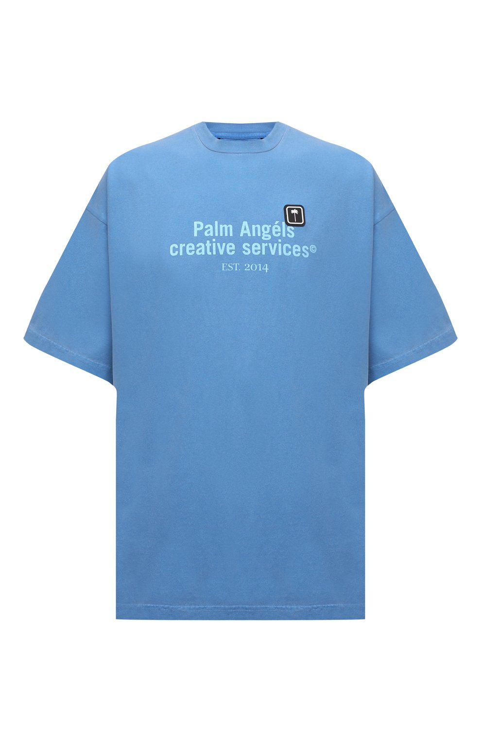 Хлопковая футболка PALM ANGELS, арт. PMAA066F21JER0024510, фото 1