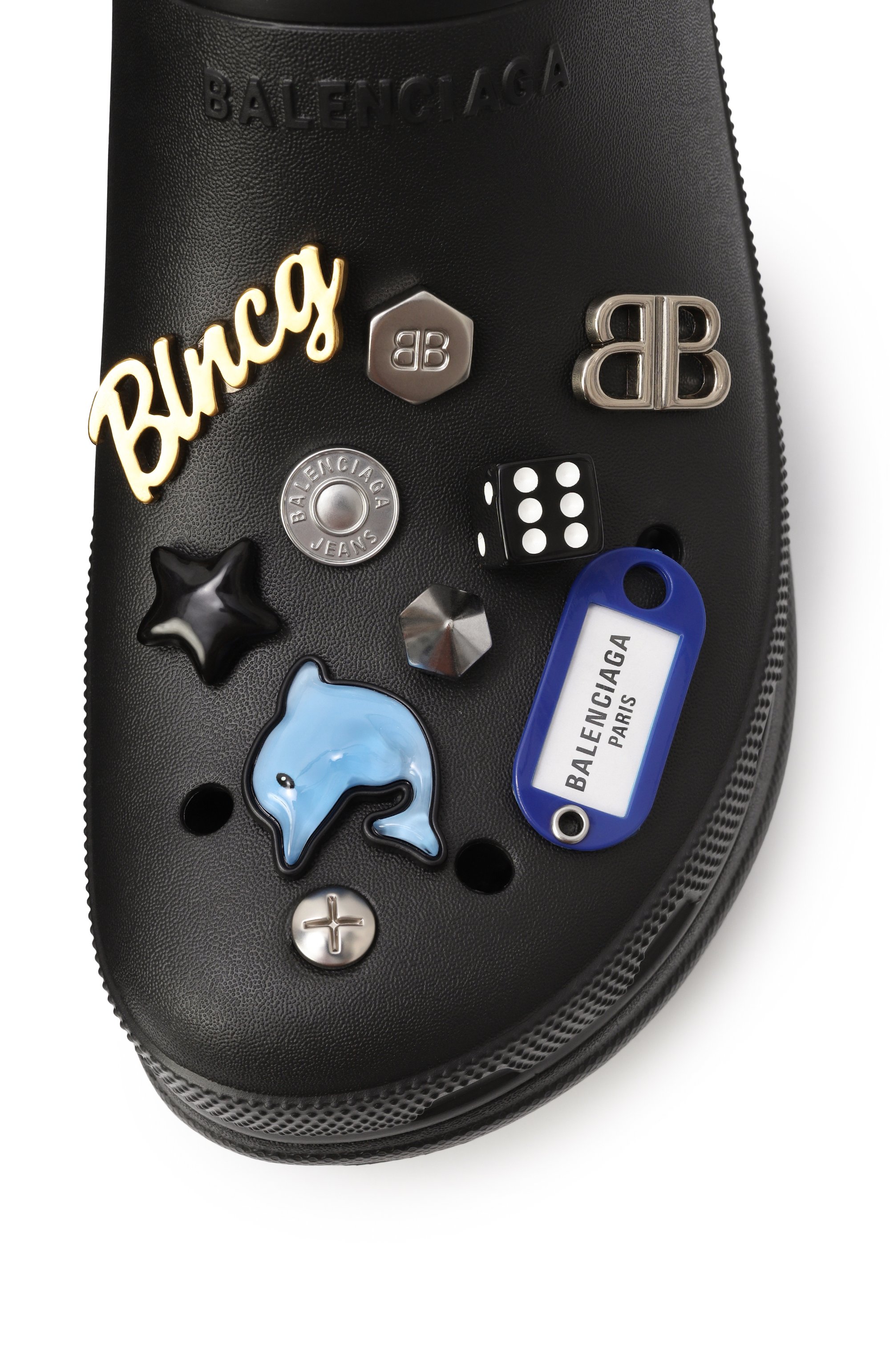 Резиновые сабо balenciaga x crocs x jibbitz BALENCIAGA, арт. 720857/W0F0Y, фото 8