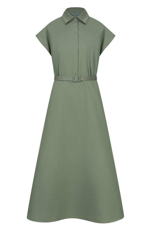 Платье из хлопка и шелка MVST M26.2PW.D017/F084 Зелёный M26.2PW.D017/F084