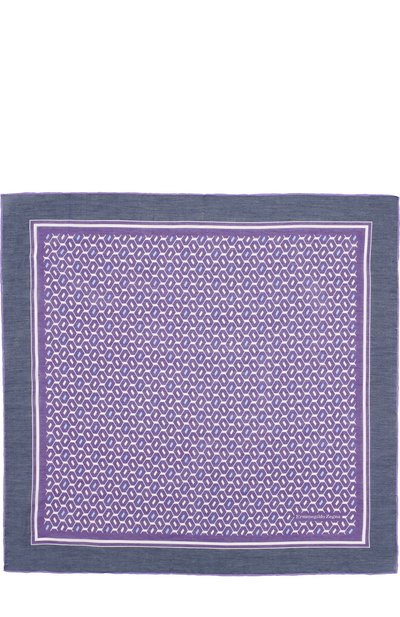 Платок из смеси хлопка и шелка с узором ZEGNA, арт. Z3I14/39B, фото 3