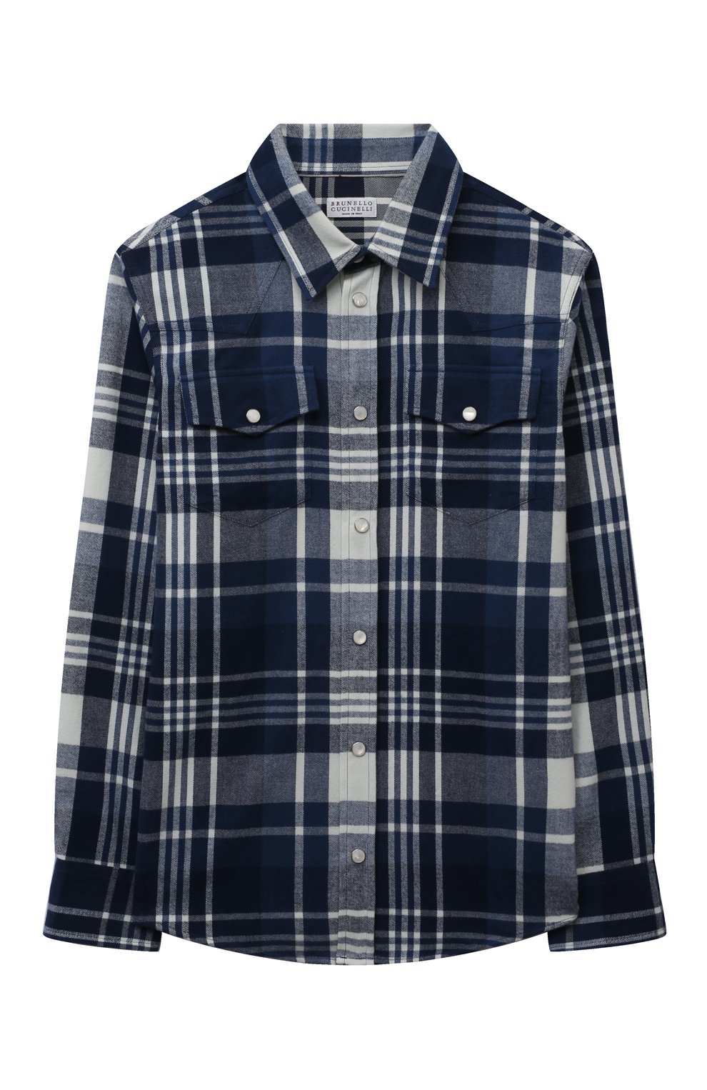 Хлопковая рубашка BRUNELLO CUCINELLI, арт. BY615C360C, фото 1