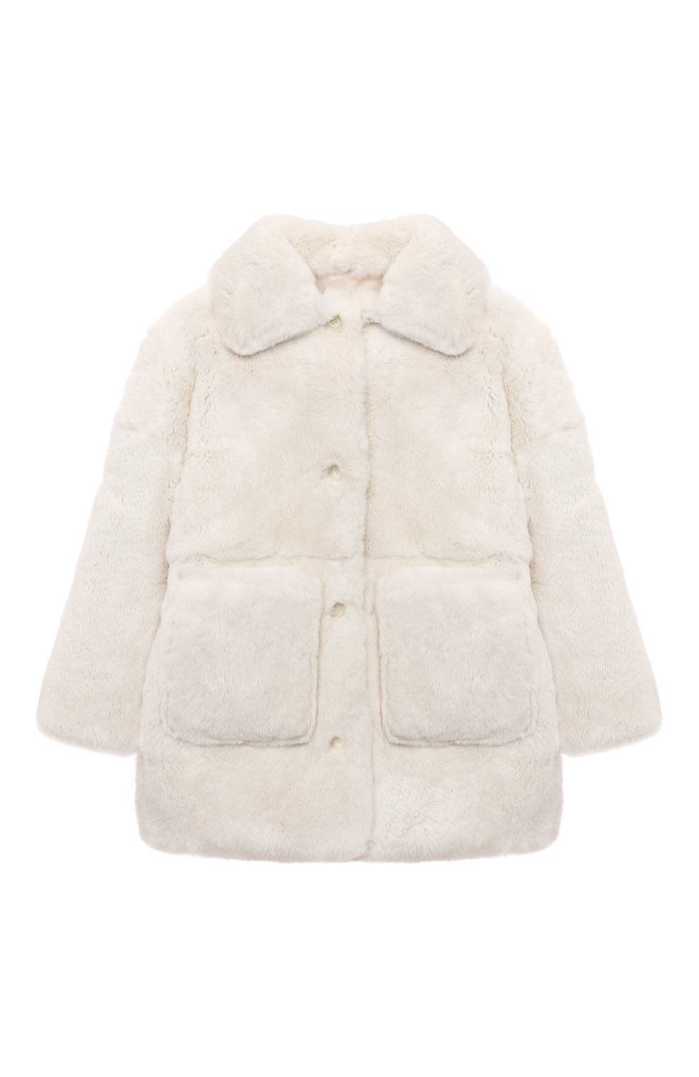 Шуба из меха кролика YVES SALOMON ENFANT, арт. 20WEM307XXREXX/8-10, фото 1