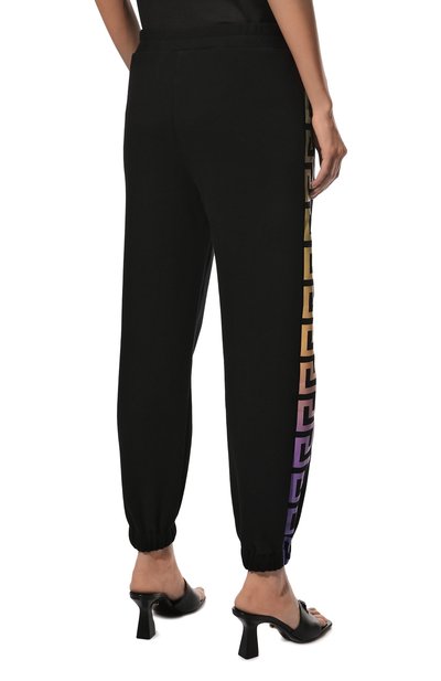 Хлопковые джоггеры VERSACE черного цвета по цене 79950 руб., арт. 1001566/1A01174, фото 4 Хлопковые джоггеры VERSACE, арт. 1001566/1A01174, фото 4