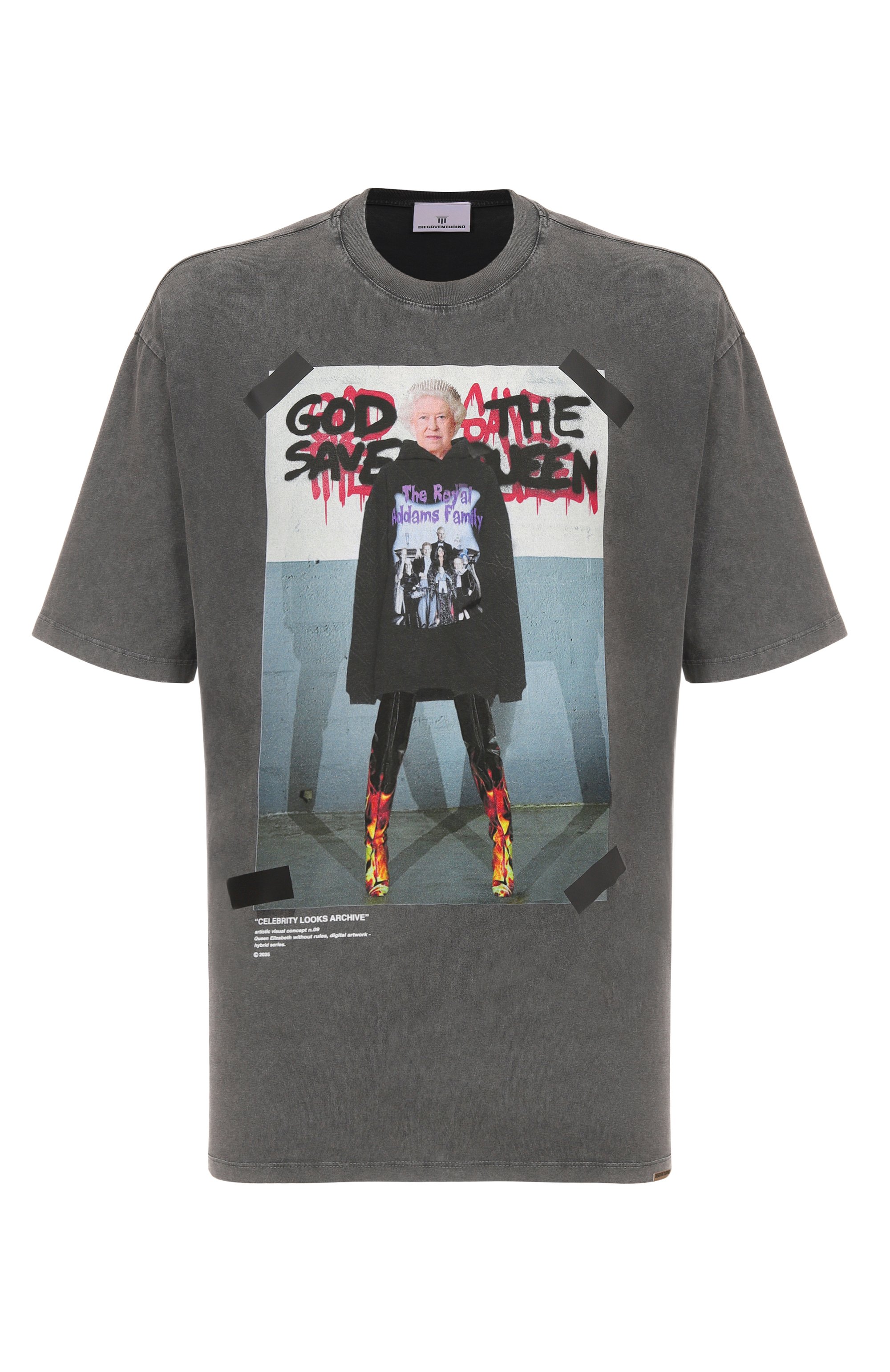 Хлопковая футболка DIEGO VENTURINO, арт. DVTS0GSTQ, фото 1