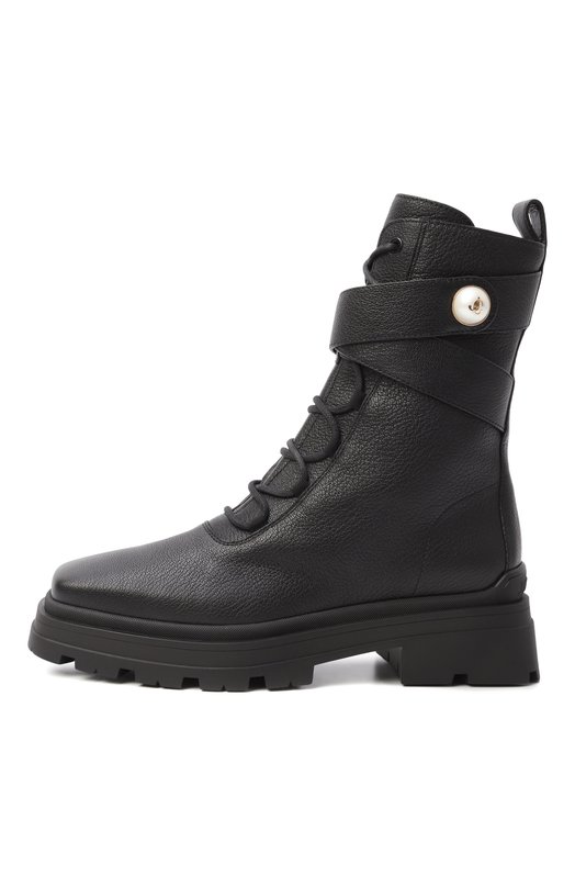 Кожаные ботинки Noemi 45 Jimmy Choo N0EMI 45/GNL Чёрный  N0EMI 45/GNL Фото 4