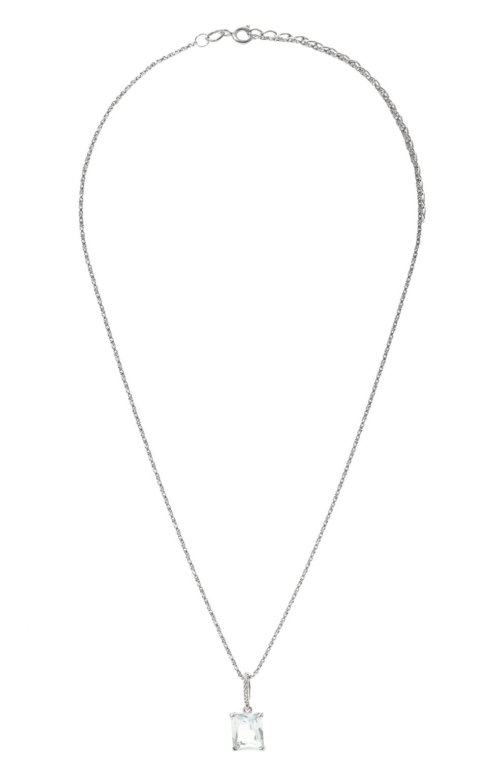 Кулон на цепочке SECRETS JEWELRY светло-голубого цвета по цене 11800 руб., арт. ЦГТБС00608, фото 1 Кулон на цепочке SECRETS JEWELRY, арт. ЦГТБС00608, фото 1