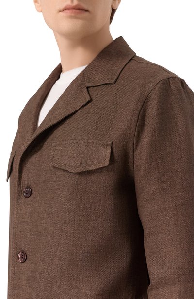 Льняная куртка-рубашка STEFANO RICCI, арт. SP008166/VT0002, фото 5