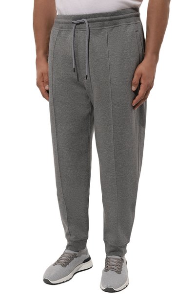 Джоггеры из хлопка и кашемира BRUNELLO CUCINELLI, арт. MM831B2332, фото 3
