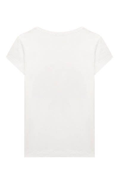 Хлопковая футболка MONNALISA, арт. 117605SI, фото 2