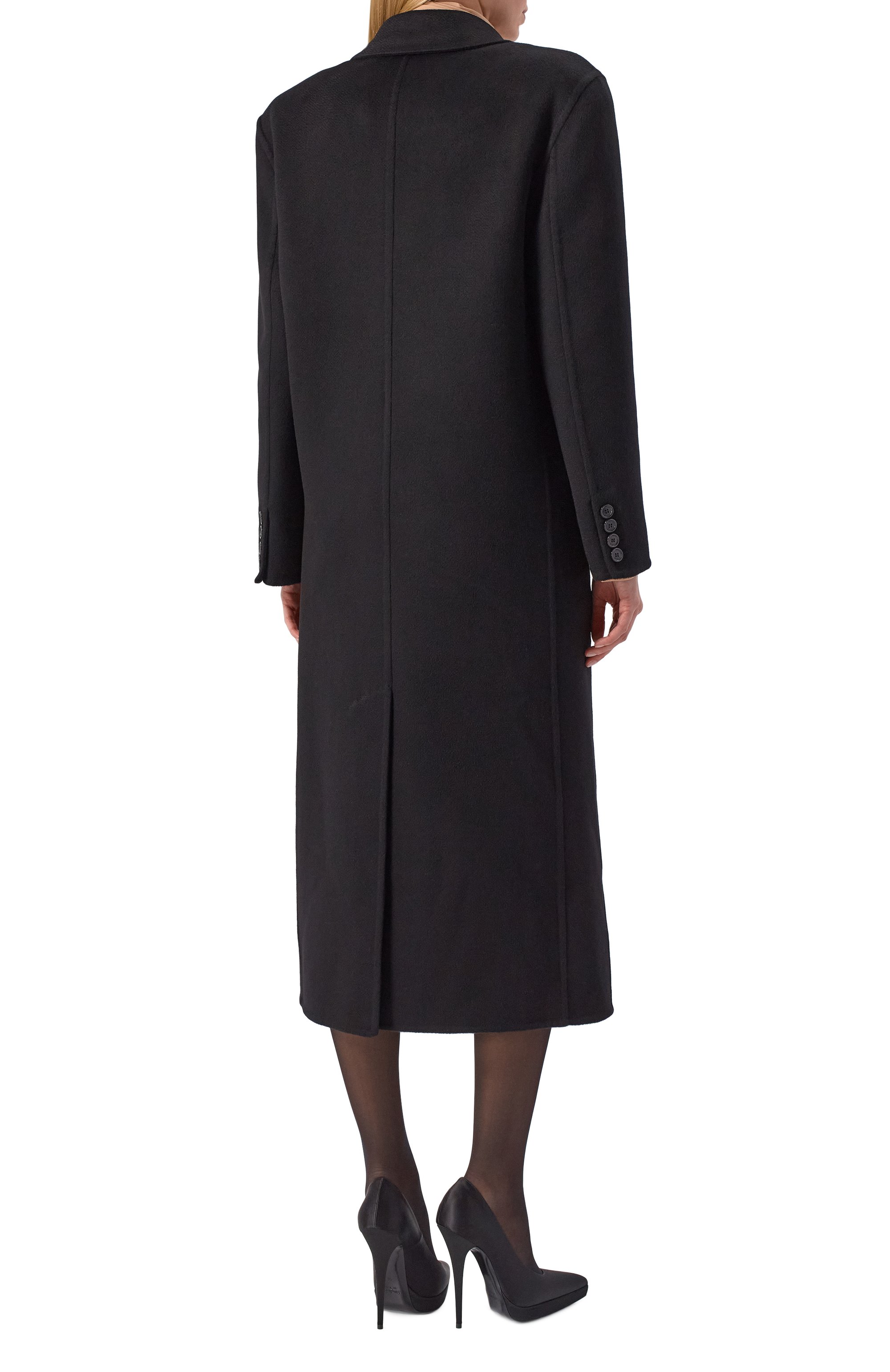 Кашемировое пальто SAINT LAURENT, арт. 835064/Y3J46, фото 4