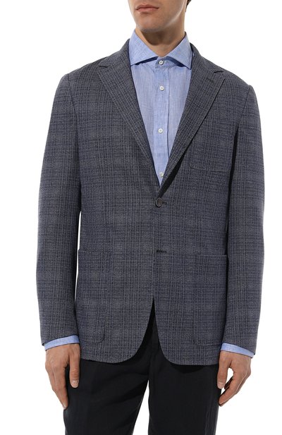 Хлопковый пиджак CANALI, арт. J0147/JJ01973, фото 3