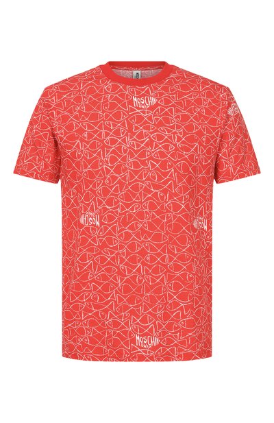 Мужская хлопковая футболка MOSCHINO, арт. A0703/9311