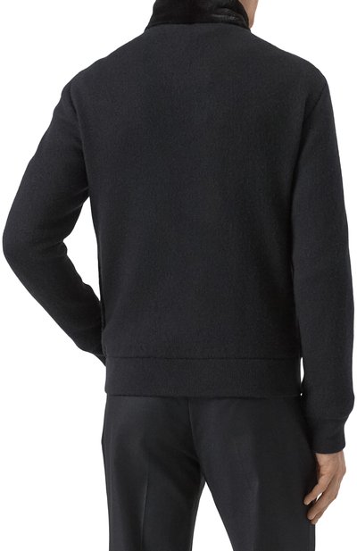 Бомбер из кашемира и шерсти с отделкой из норки MVST, арт. FTRECK-ES4440V, фото 4