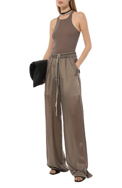 Брюки RICK OWENS серого цвета по цене 75250 руб., арт. RP01D2361, фото 2 Брюки RICK OWENS, арт. RP01D2361, фото 2