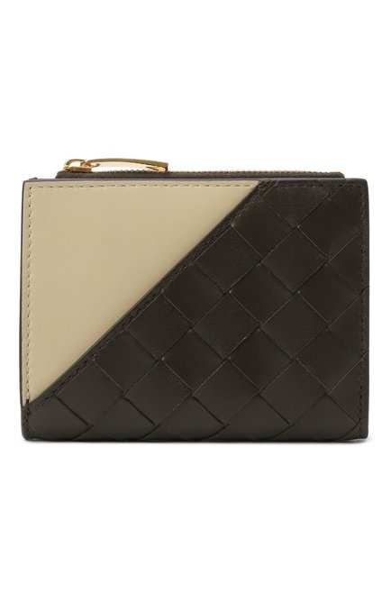 Женские кожаное портмоне BOTTEGA VENETA коричневого цвета, арт. 789077/V 4QR2 | Фото 1 (Материал: Натуральная кожа; Материал сплава: Проставлено; Нос: Не проставлено)