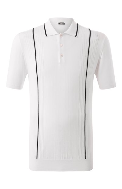 Мужская хлопковое поло KITON, арт. UMK0715V110A