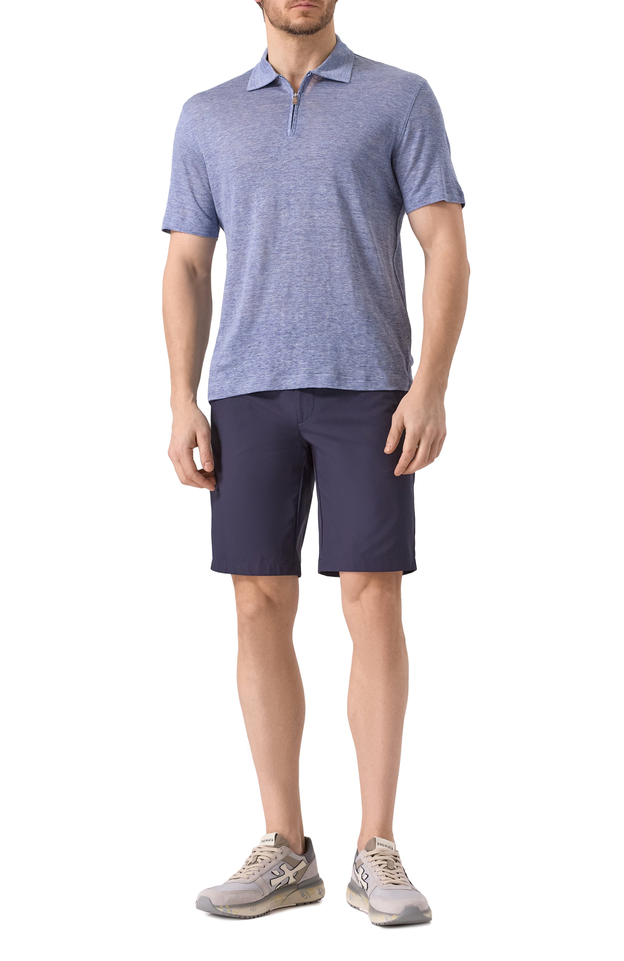 Льняное поло FEDELI, арт. 8UE00242, фото 2