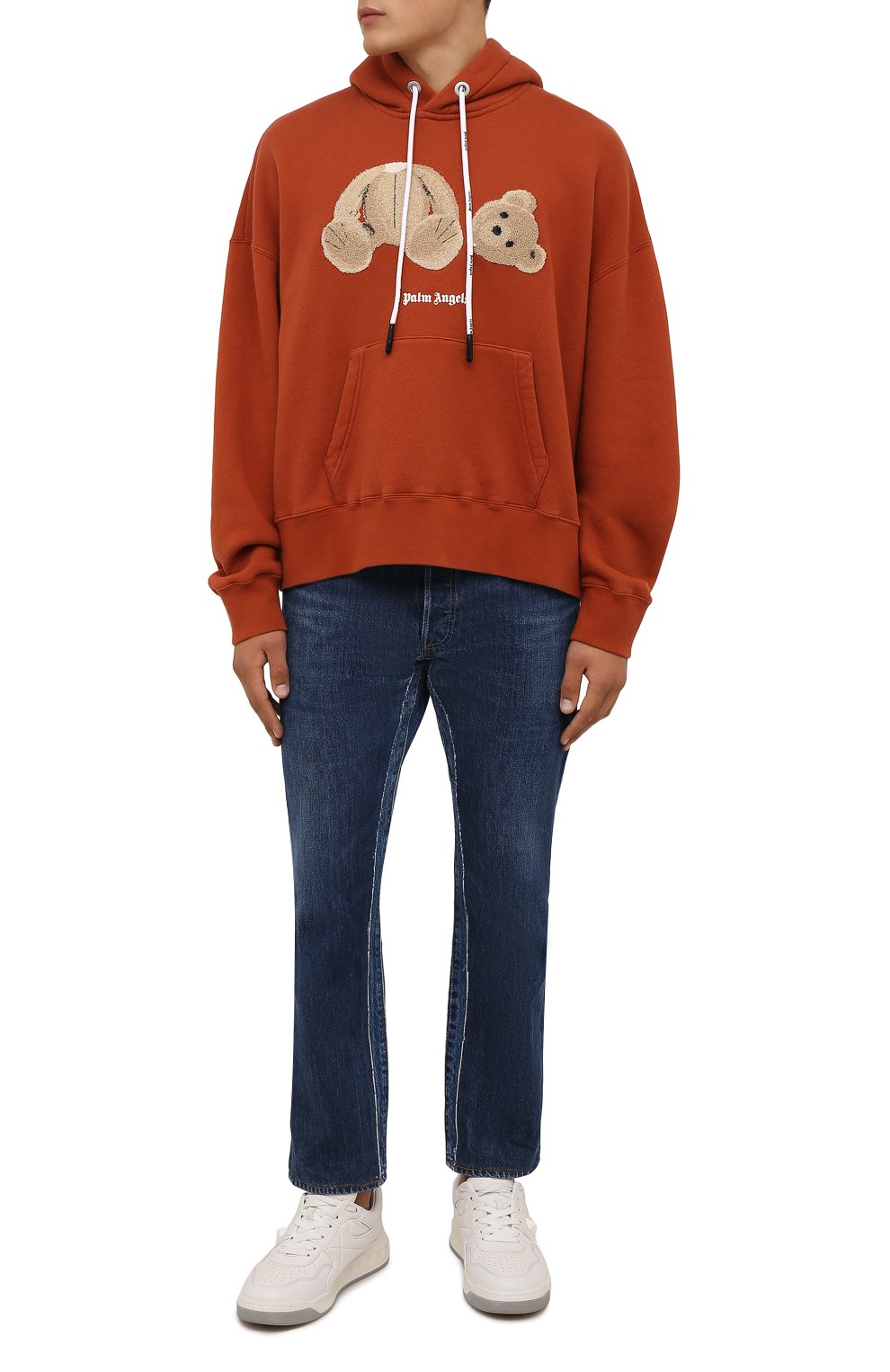 Хлопковое худи PALM ANGELS, арт. PMBB058F21FLE0072760, фото 2