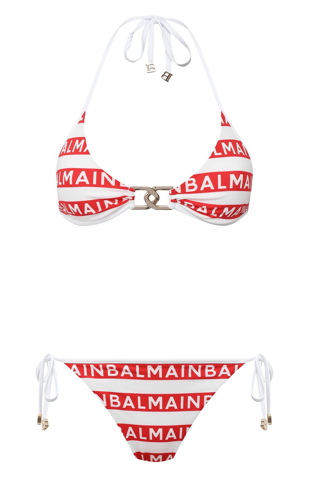 Раздельный купальник BALMAIN красного цвета по цене 51600 руб., арт. BKBV40010, фото 1 Раздельный купальник BALMAIN, арт. BKBV40010, фото 1