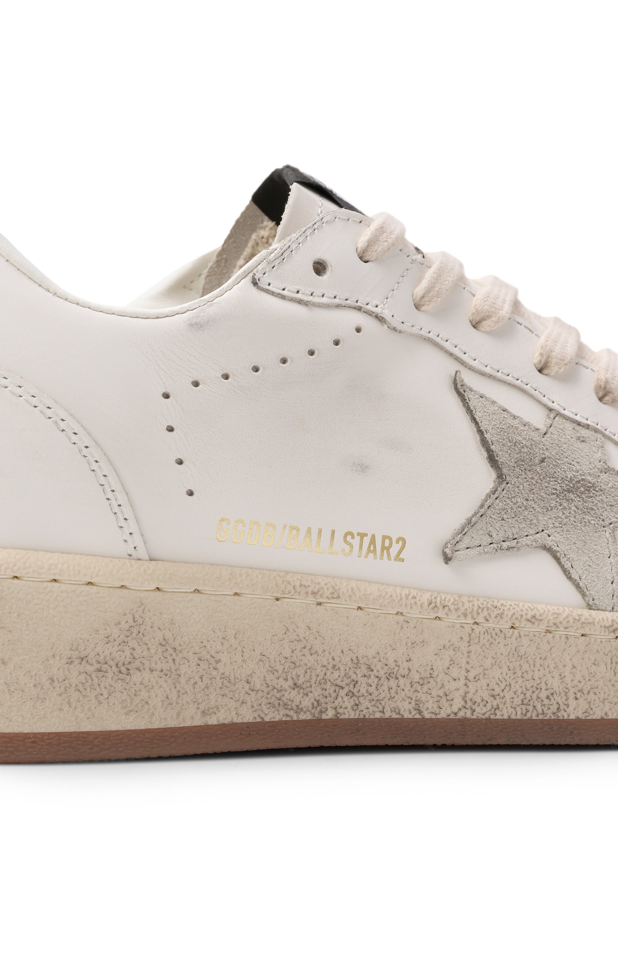 Кожаные кеды ball star GOLDEN GOOSE DELUXE BRAND, арт. GMF00804.F006970, фото 7