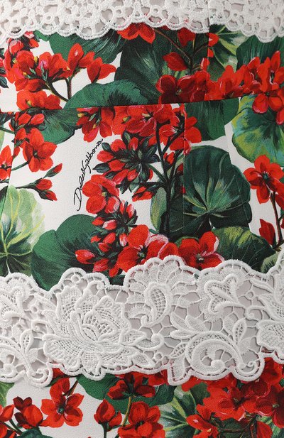 Платье из смеси хлопка и вискозы DOLCE & GABBANA, арт. F6C3BZ/FGMFK, фото 5