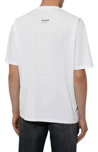 Хлопковая футболка DIEGO VENTURINO, арт. D3W4DVTS0HPP, фото 4