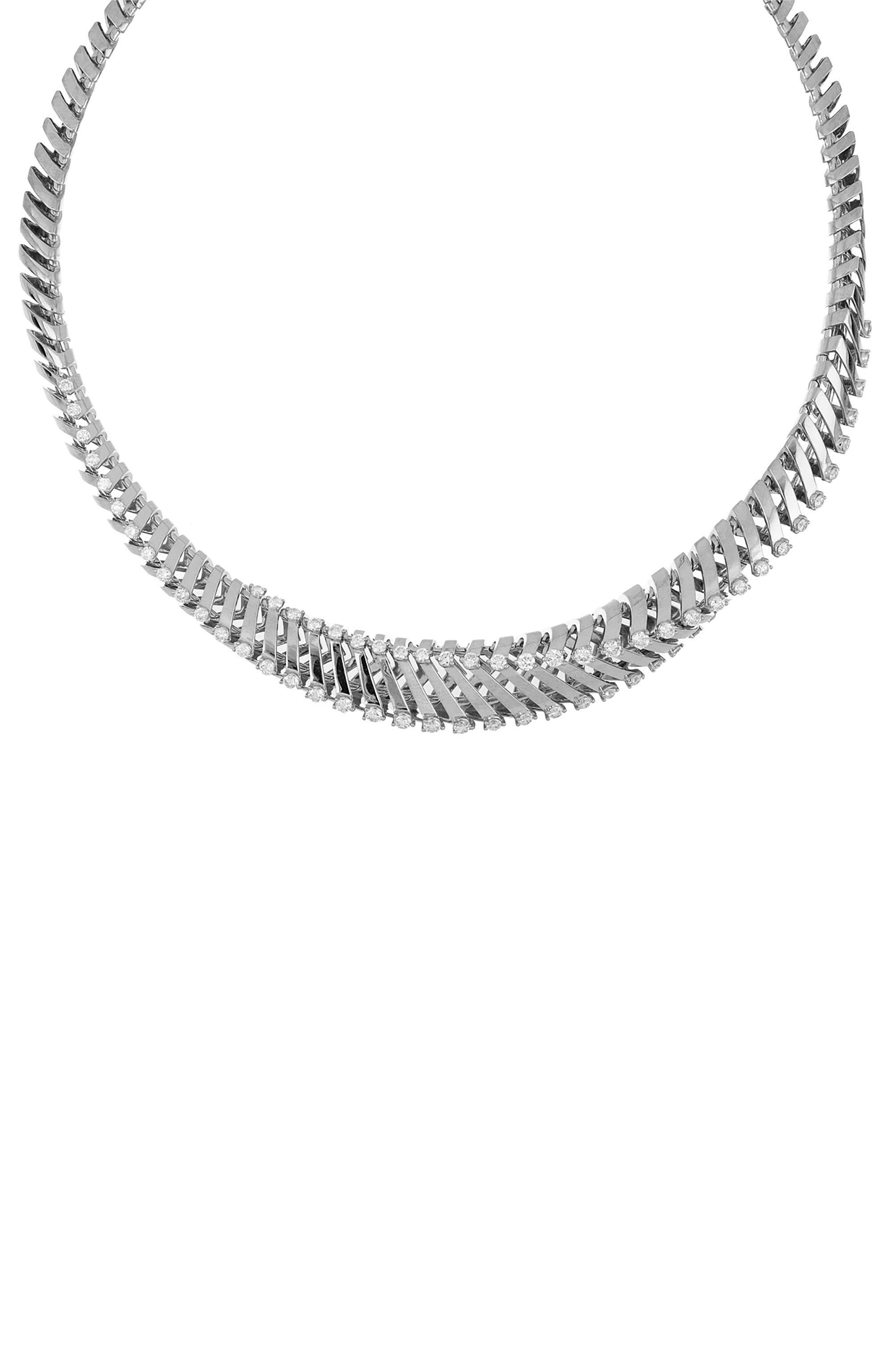 Колье FERRIFIRENZE бесцветного цвета по цене 6275000 руб., арт. FF114NE32, фото 1 Колье FERRIFIRENZE, арт. FF114NE32, фото 1