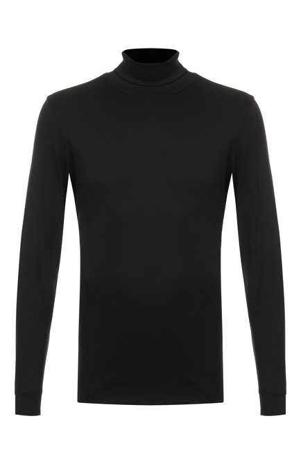 Мужской хлопковая водолазка VAN LAACK черного цвета, арт. VL-PELIN01-XX/180031/3XL | Фото 1 (Длина (для топов): Стандартные; Автоматизация ТО: Проставлено; Материал внешний: Хлопок; Автоматизация состава: Проставлено; Рукава: Длинные)