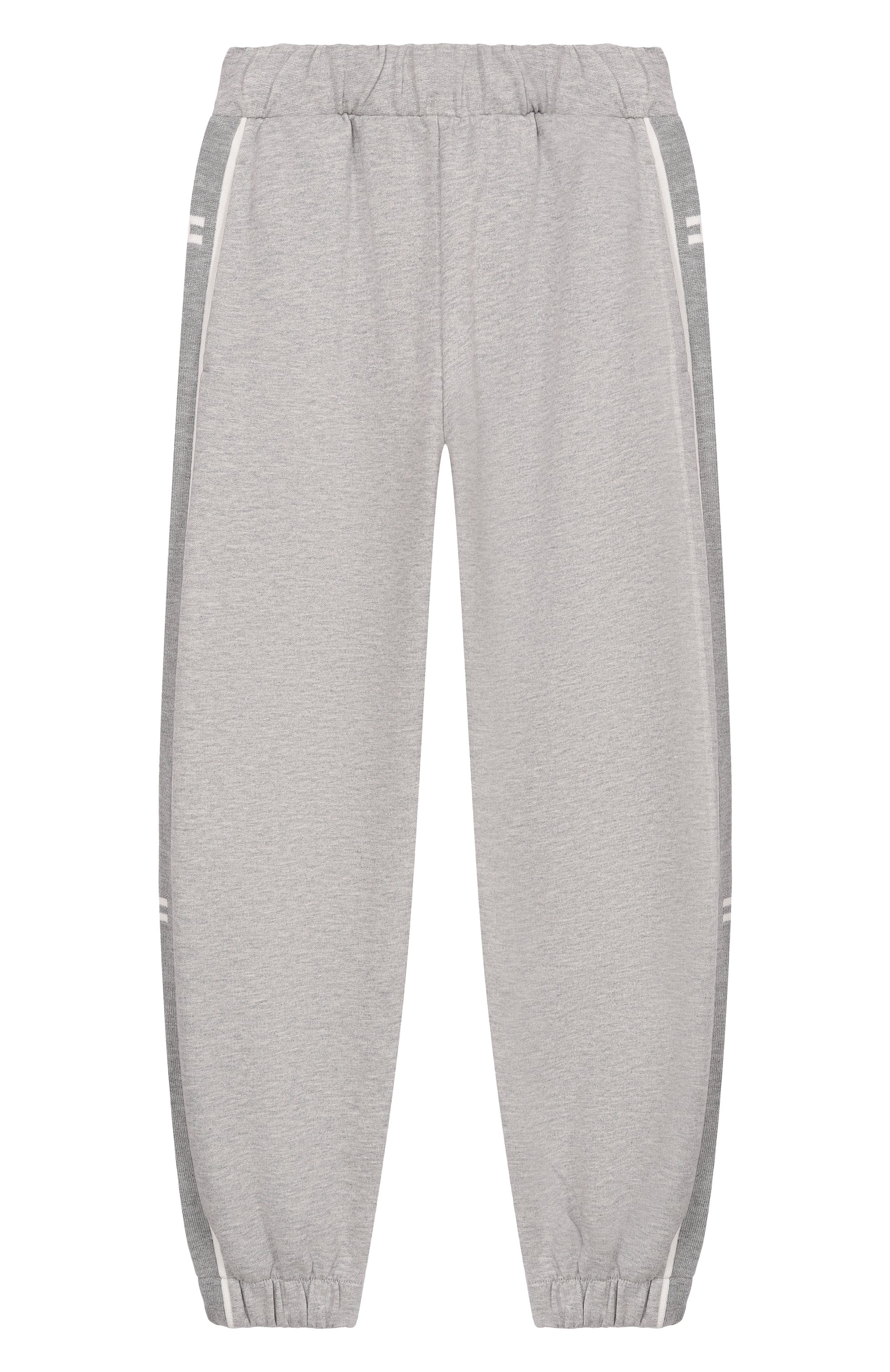 Хлопковые джоггеры ELISABETTA FRANCHI LA MIA BAMBINA, арт. EFPA3160/FF002_001, фото 1