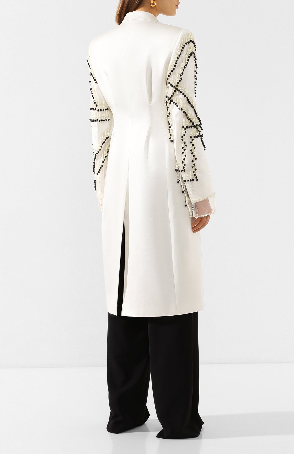 Пальто из смеси хлопка и вискозы DRIES VAN NOTEN, арт. 201-10252-9159, фото 4