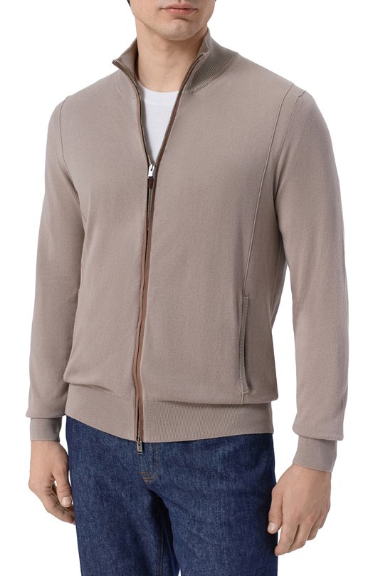 Кардиган Canali C1159/MK02054 Бежевый  C1159/MK02054 Фото 3