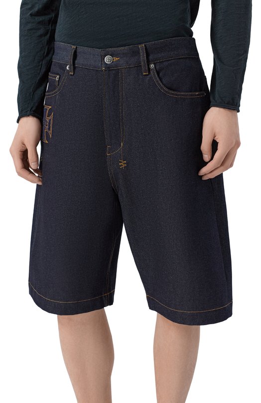 Джинсовые шорты Ksubi MSP26WA010 Синий  MSP26WA010 Фото 3