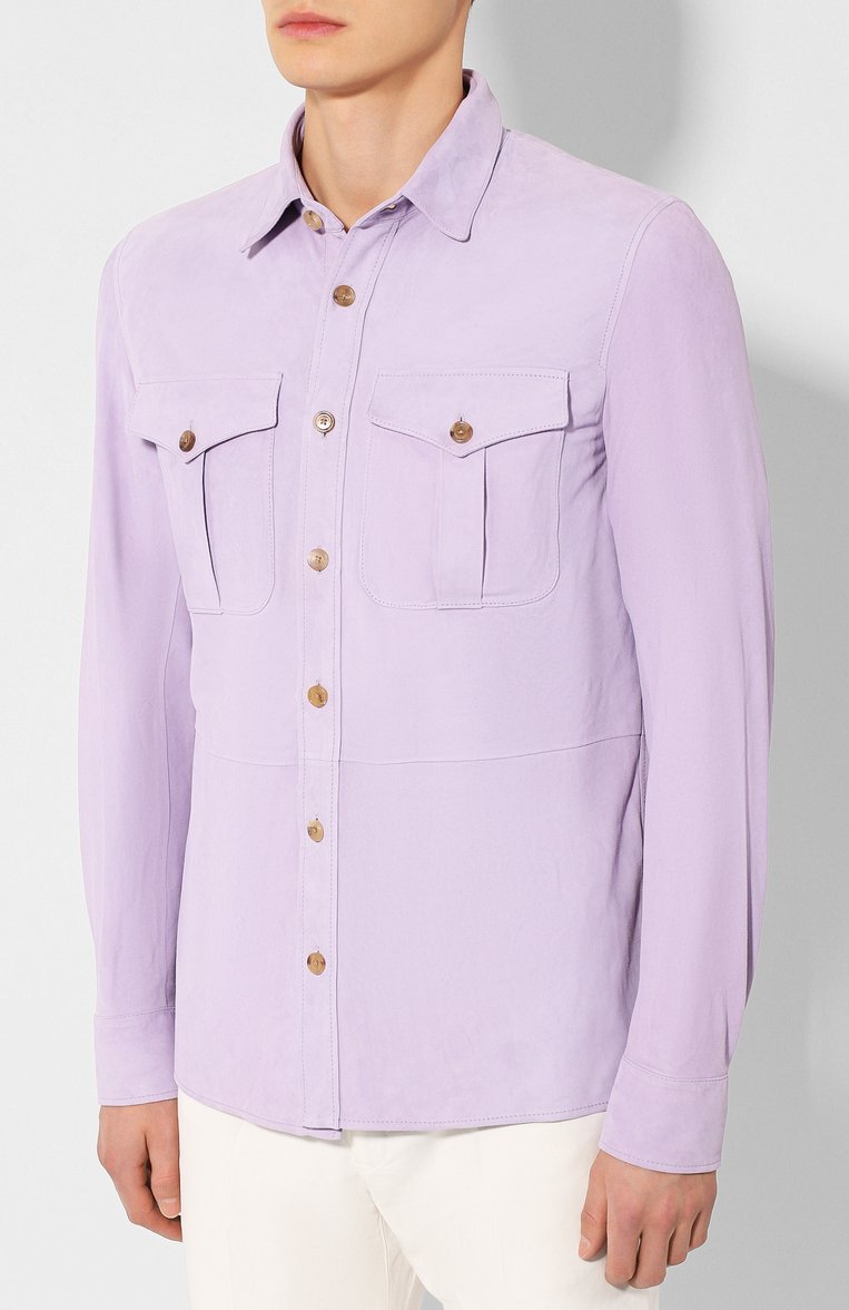 Замшевая рубашка RALPH LAUREN, арт. 790654923, фото 1