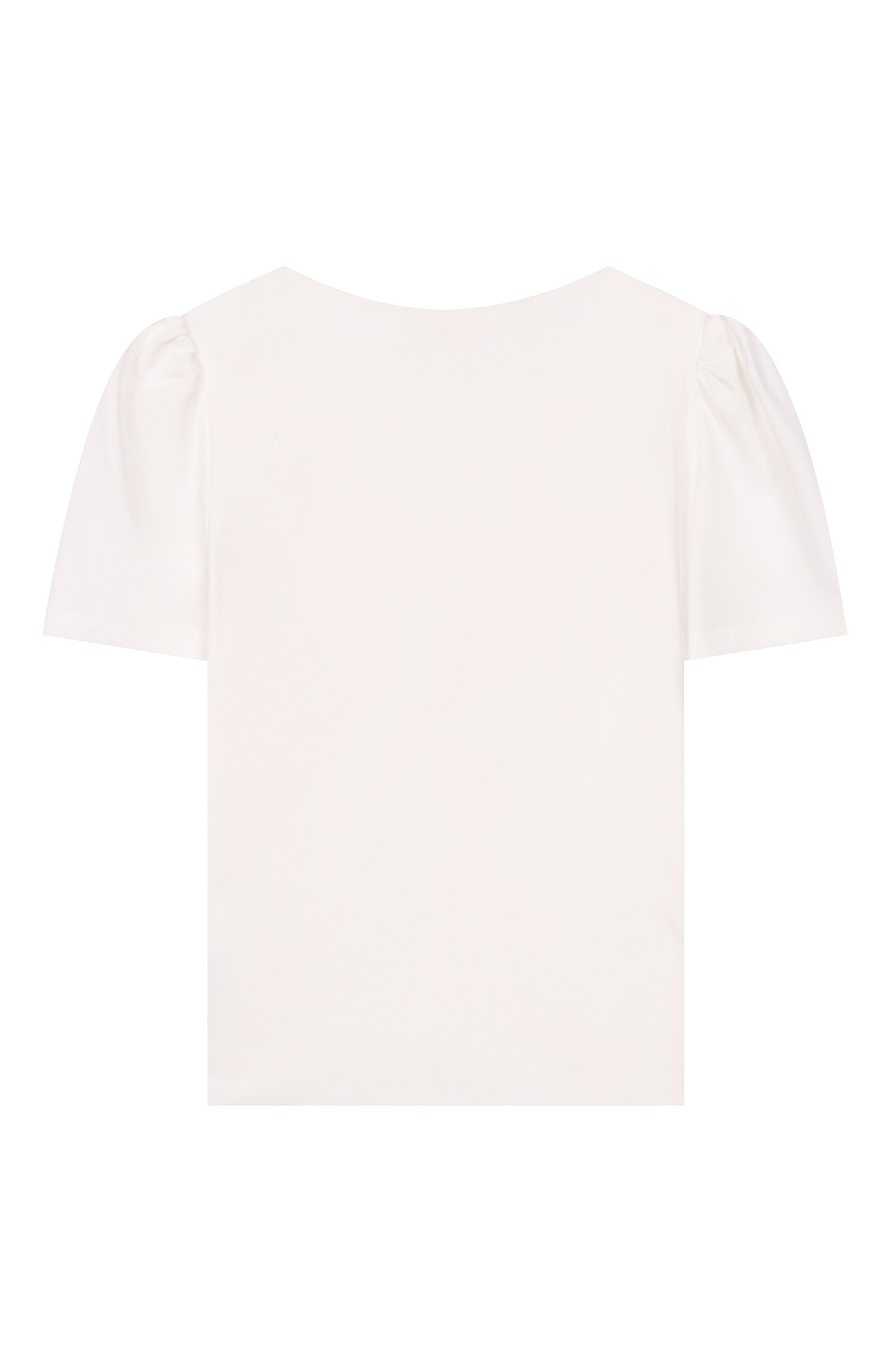 Хлопковая футболка MONNALISA, арт. 71G601, фото 2