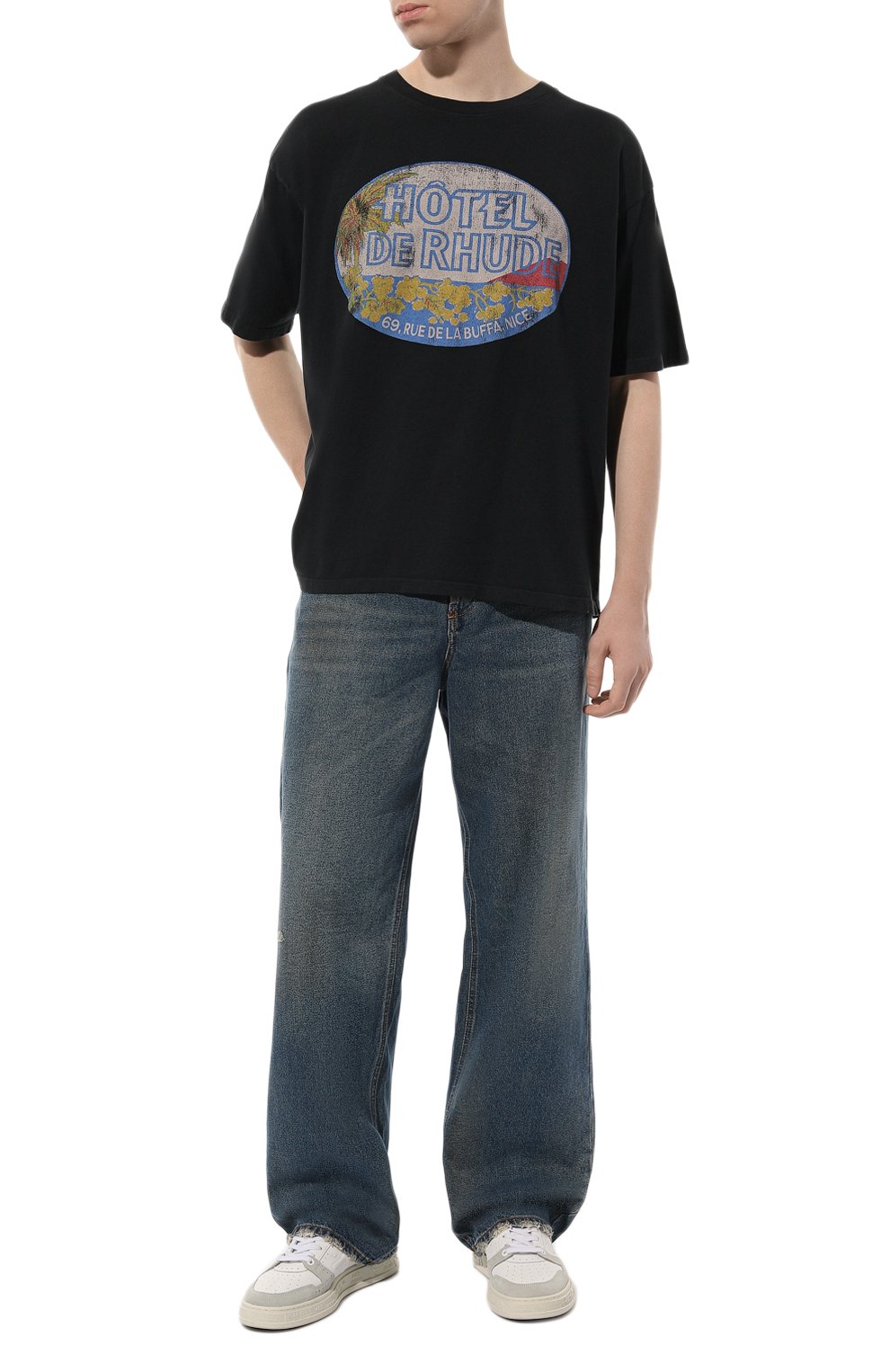 Хлопковая футболка RHUDE, арт. RHPS24TT04012610, фото 2