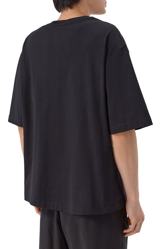 Хлопковая футболка Laneus S6LAMATH205 Чёрный  S6LAMATH205 Фото 4